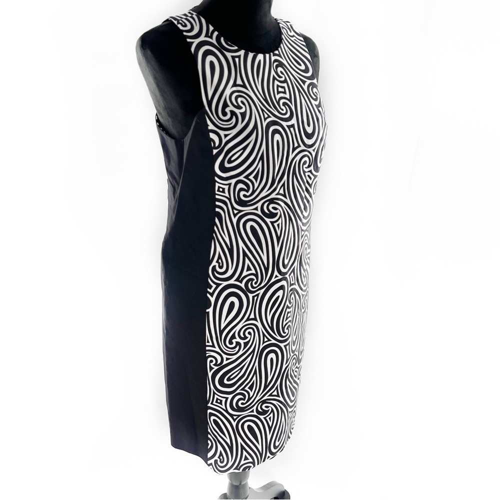MICHAEL Michael Kors Black & White Modern Swirl Pattern Dress Size Small, NWT! - Picture 9 of 16